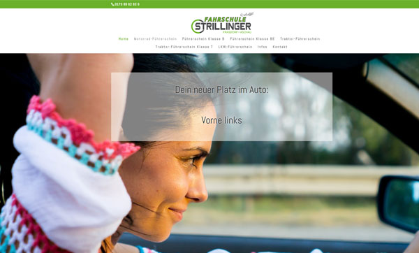 Homepage für Fahrschule machen lassen